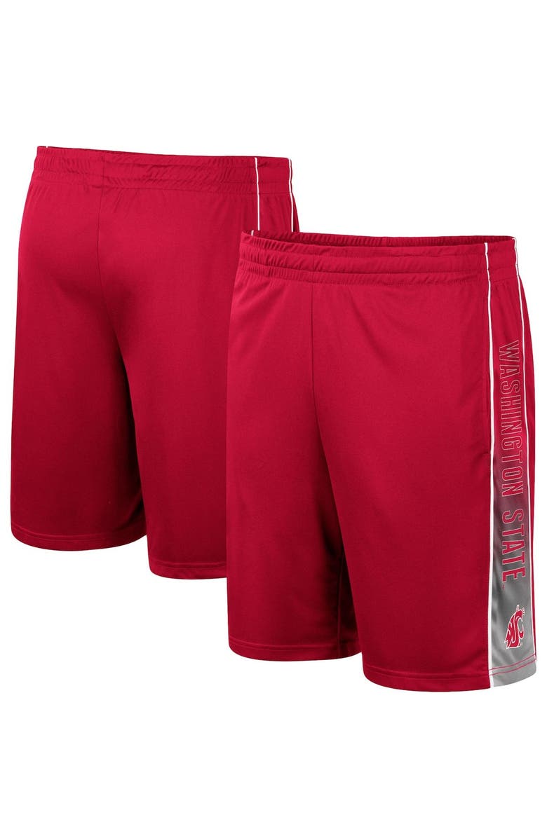 COLOSSEUM Men's Colosseum Crimson Washington State Cougars Lazarus Shorts, Main, color, Crimson