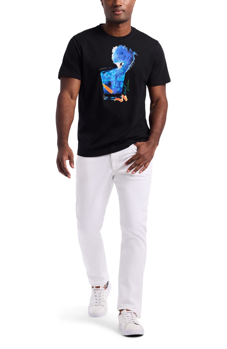 Robert Graham Surf N Sip Cotton Graphic T-Shirt, Alternate, color,