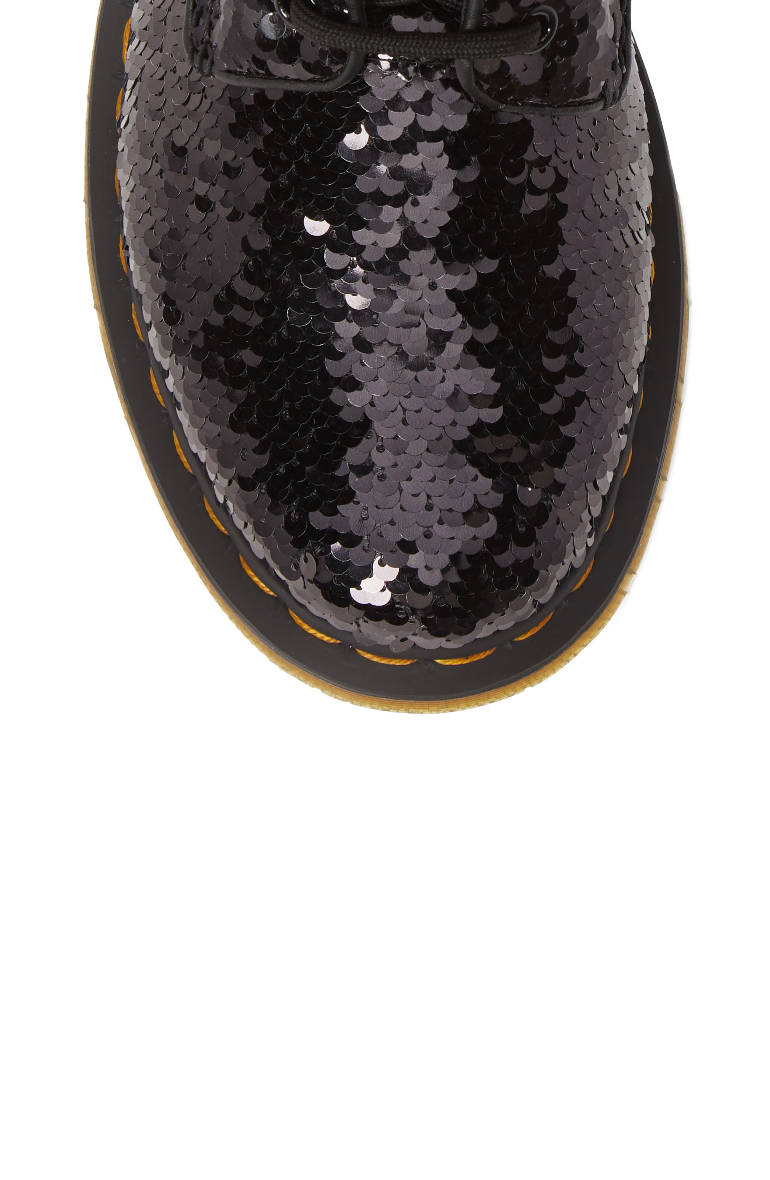 Dr. Martens 1460 Pascal Flip Sequin Boot, Alternate, color, 