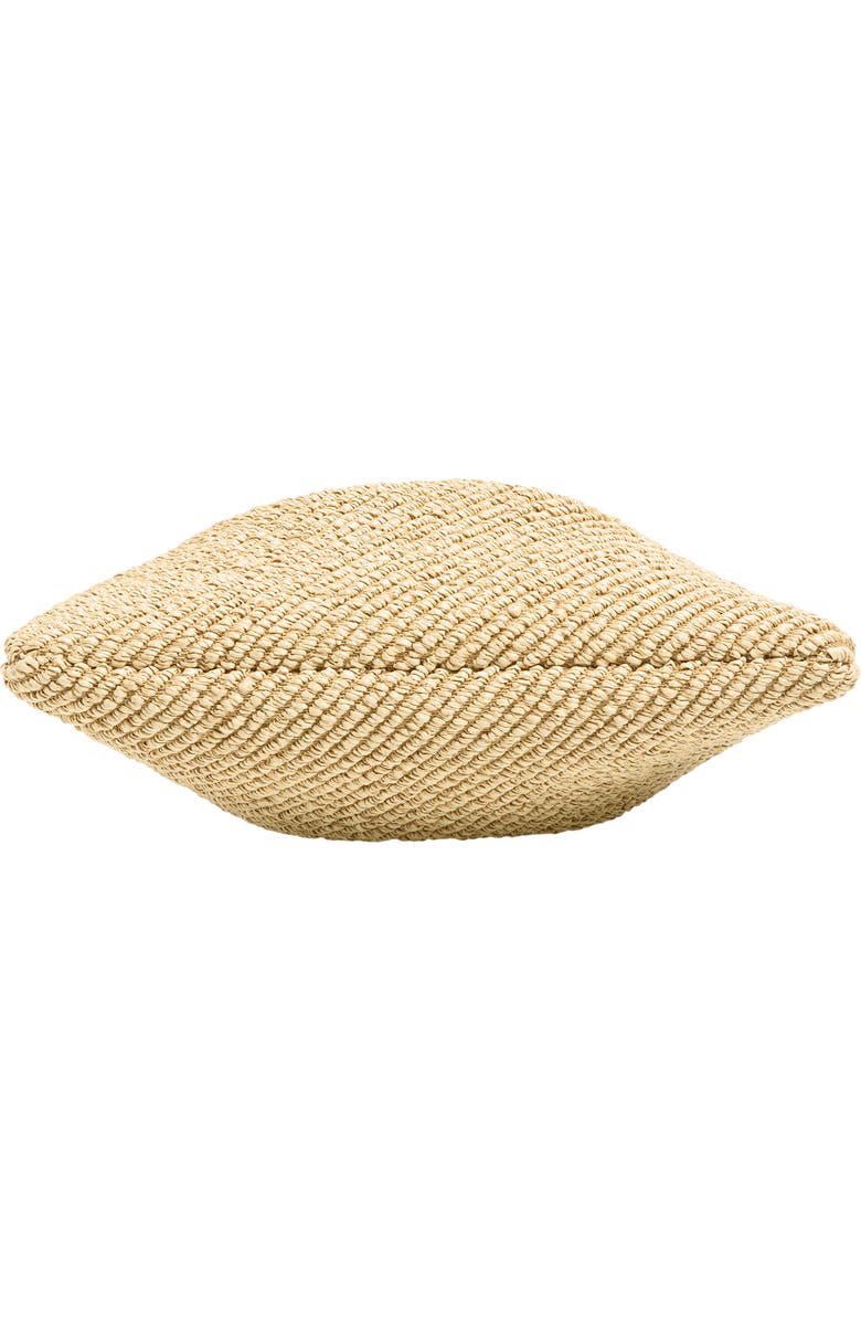Bottega Veneta Medium Dustbag Intrecciato Leather & Raffia Clutch, Alternate, color, 9943 Natural/ Espresso-G