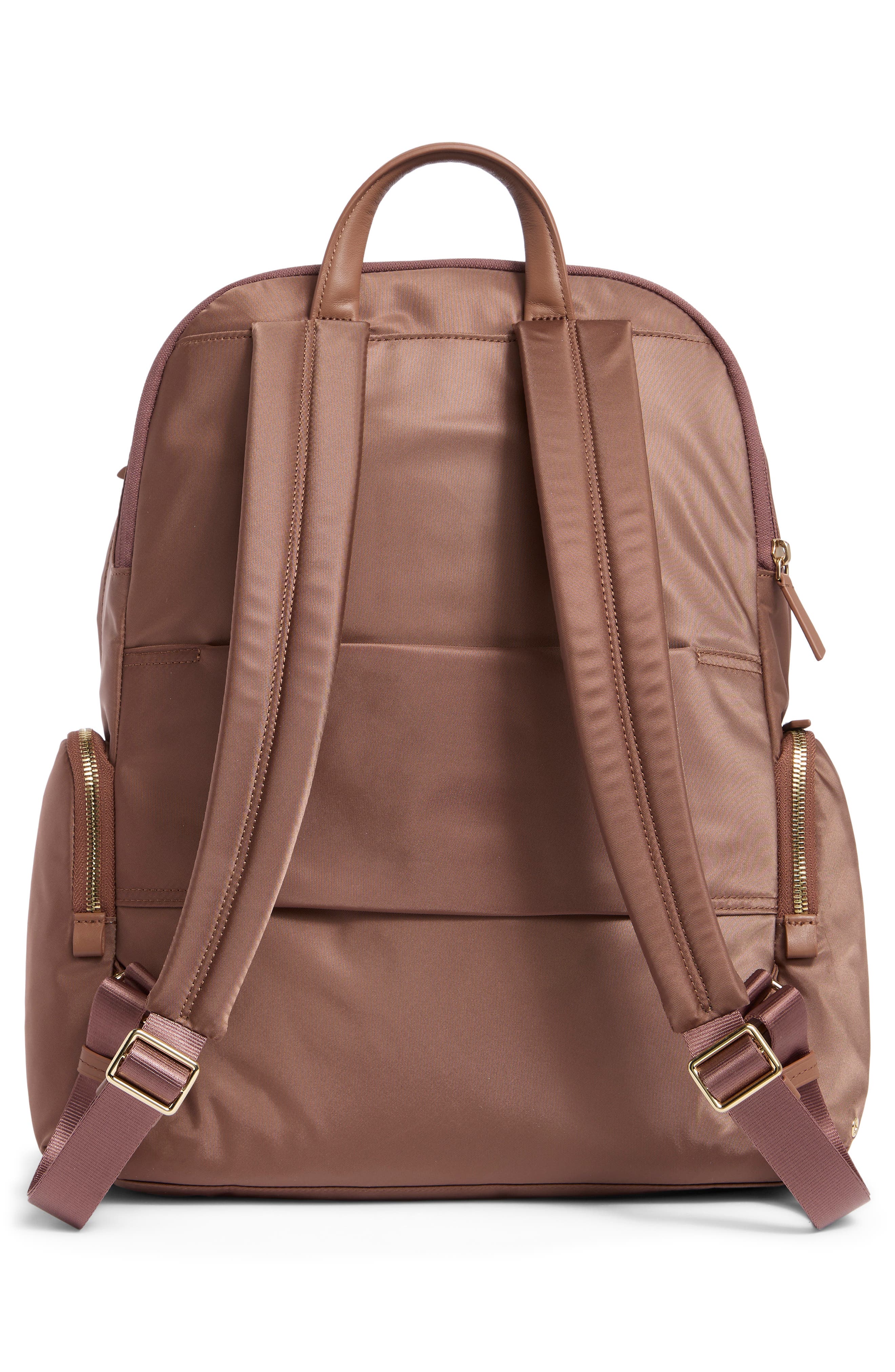 Caren Backpack, Alternate, color, TAHINI
