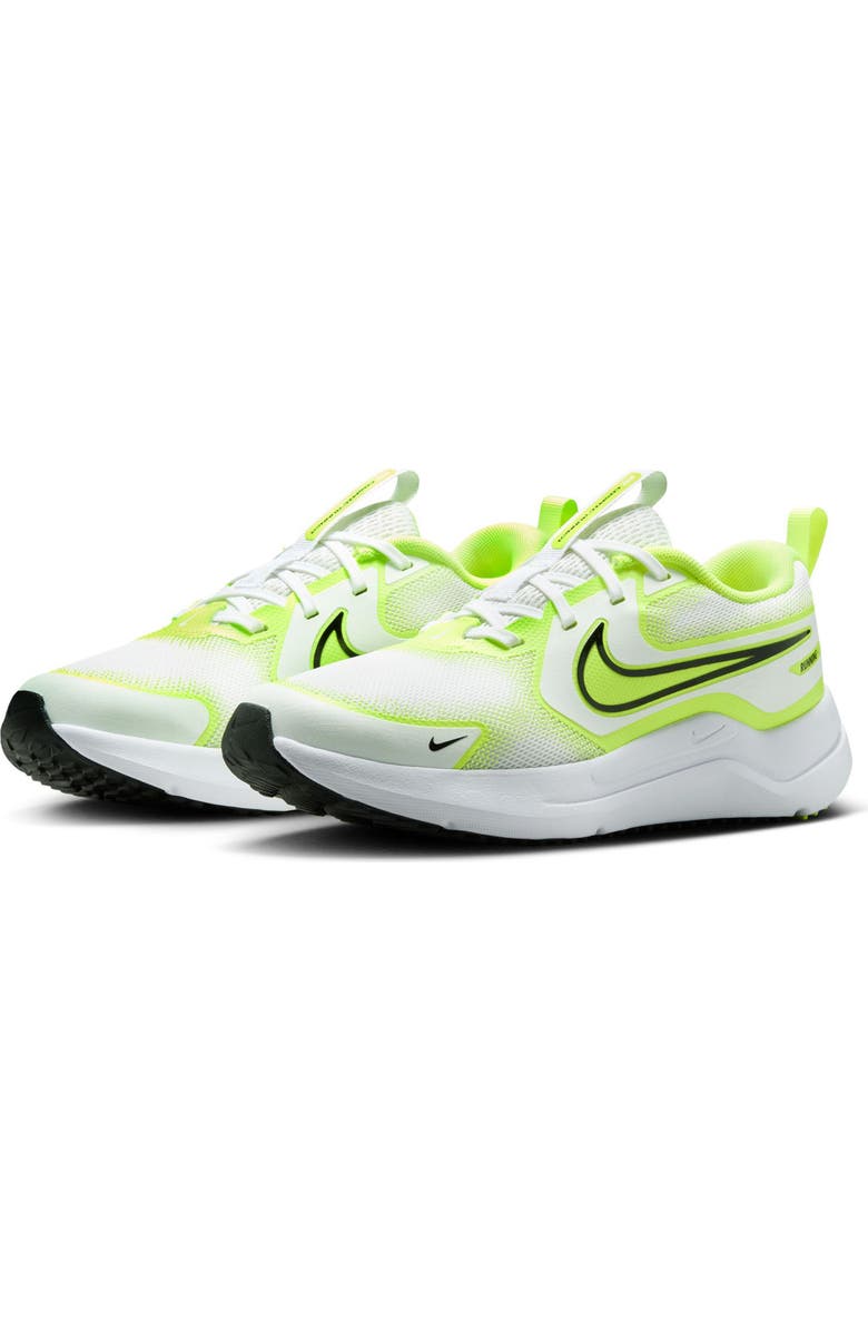 Nike Cosmic Runner Running Shoe, Main, color, White/ Black/ Volt