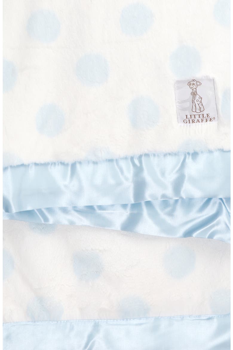 Luxe™ Dream Dot Faux Fur Baby Blanket, Alternate, color, BLUE