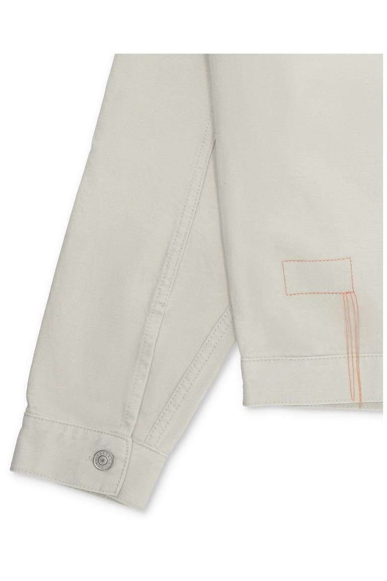 Drill Cotton Jacket, Alternate, color, WHITE