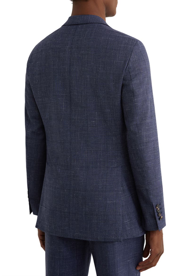 Penso Glen Plaid Sport Coat, Alternate, color, NAVY