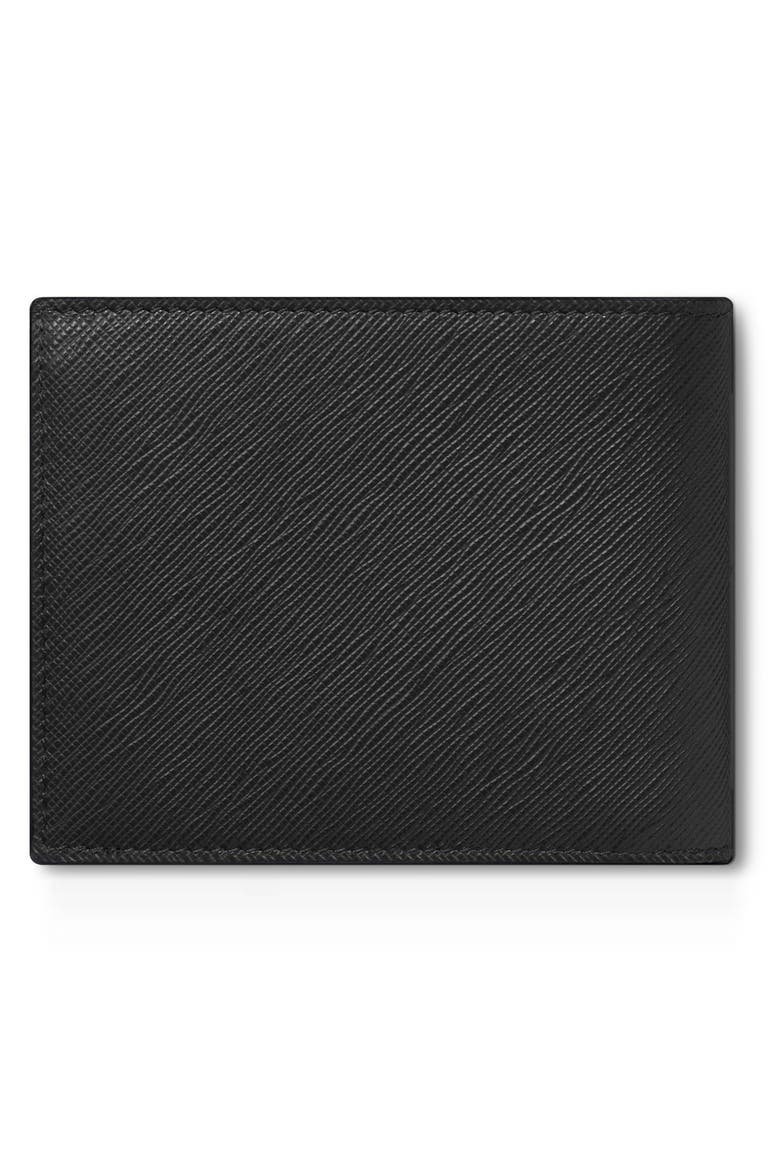 Sartorial Leather Bifold Wallet, Alternate, color, BLACK
