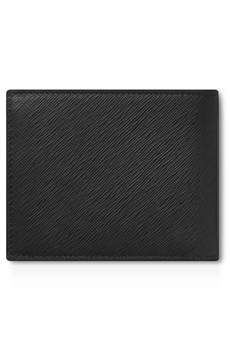 Montblanc Sartorial Leather Bifold Wallet, Alternate, color, Black