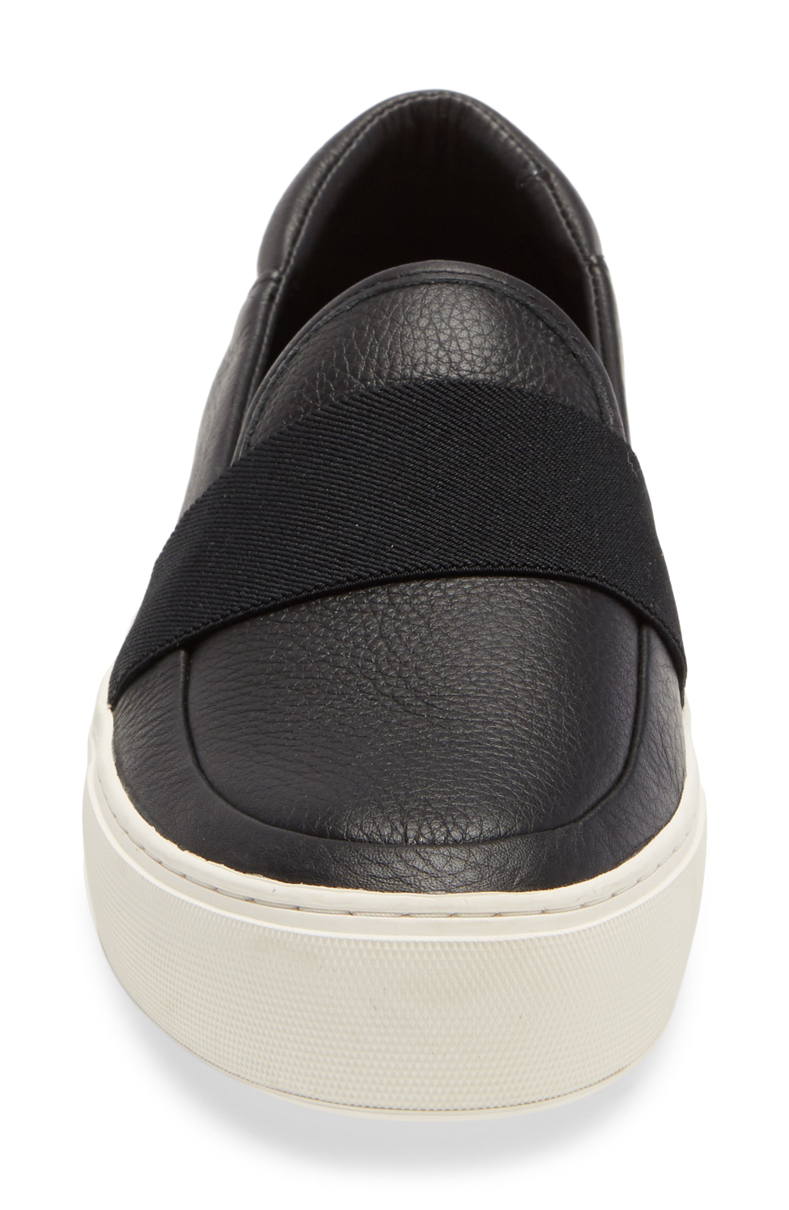 Chayze Platform Sneaker, Alternate, color, BLACK LEATHER