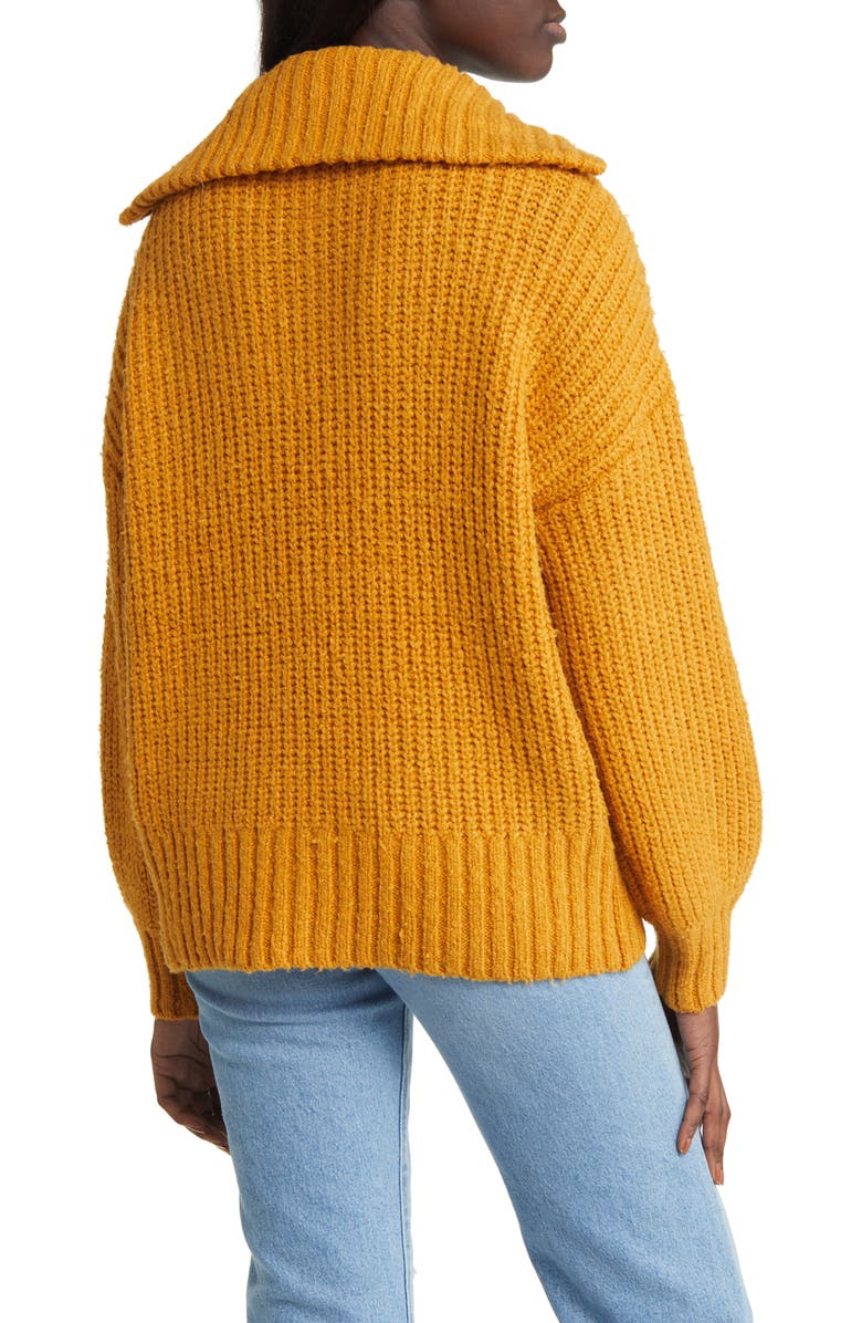 Rip Curl Seeker Quarter-Zip Sweater, Alternate, color, 