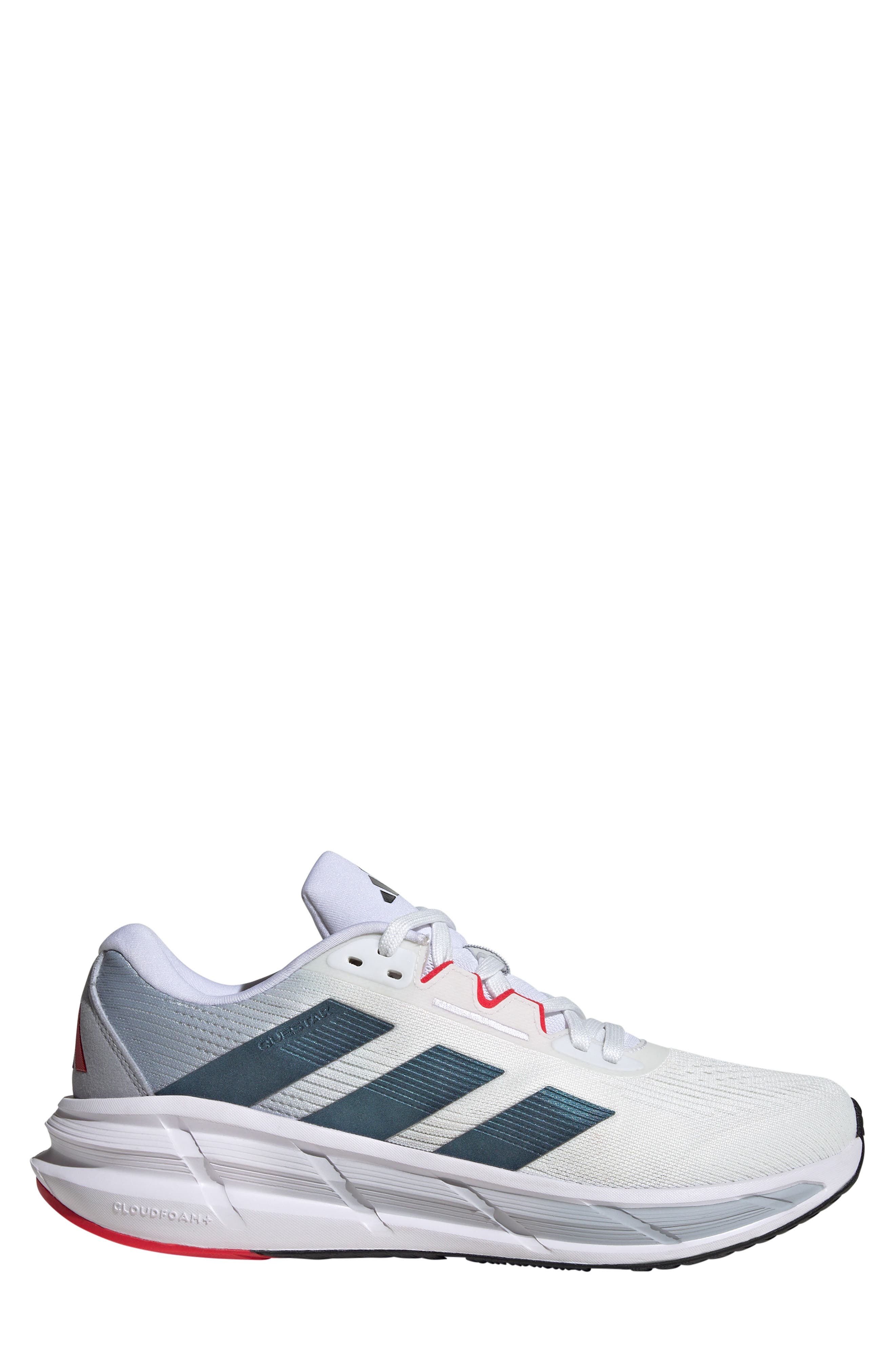 adidas Questar 3 Running Shoe, Alternate, color, White/ Black/ Pure Ruby