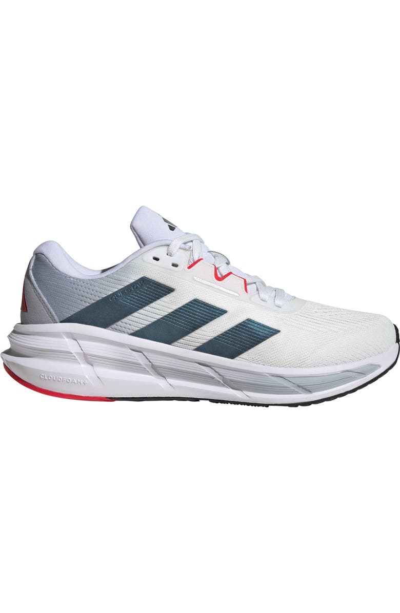 adidas Questar 3 Running Shoe, Alternate, color, White/ Black/ Pure Ruby
