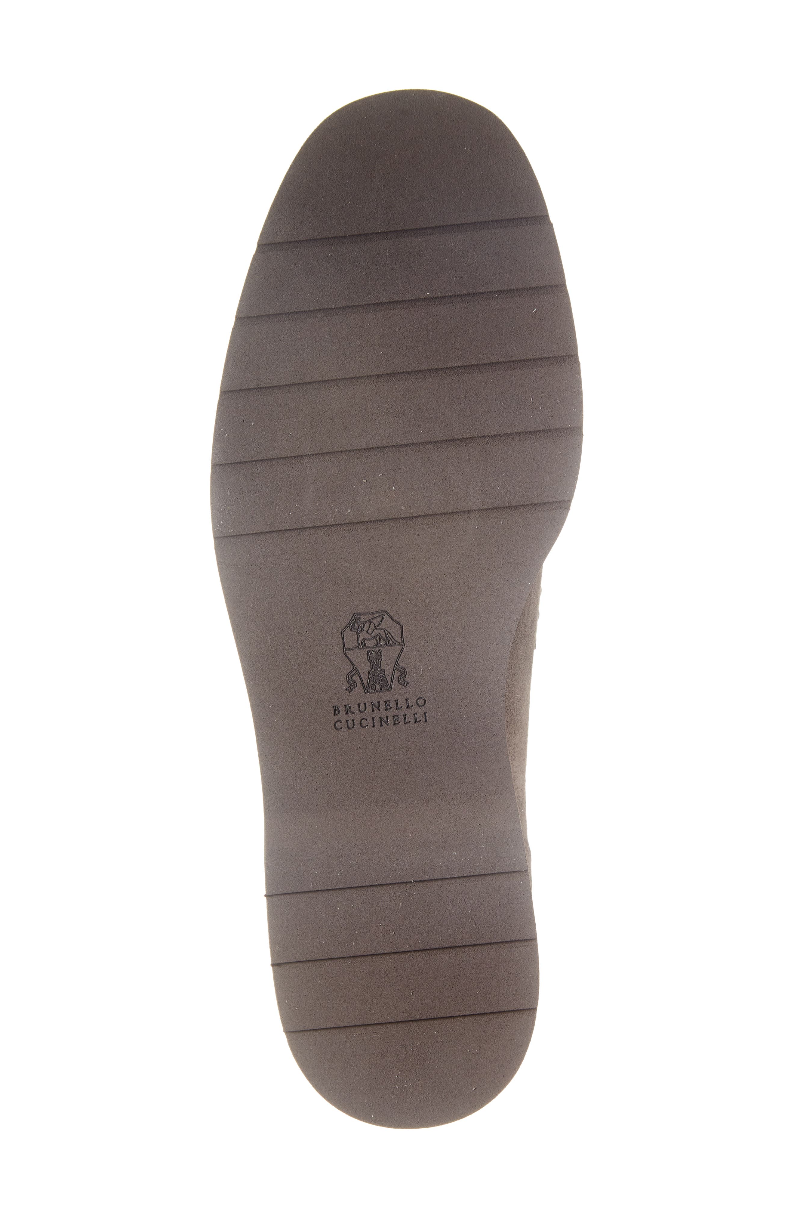 Brunello Cucinelli Monili Trim Loafer, Alternate, color, C8212 Dark Grey