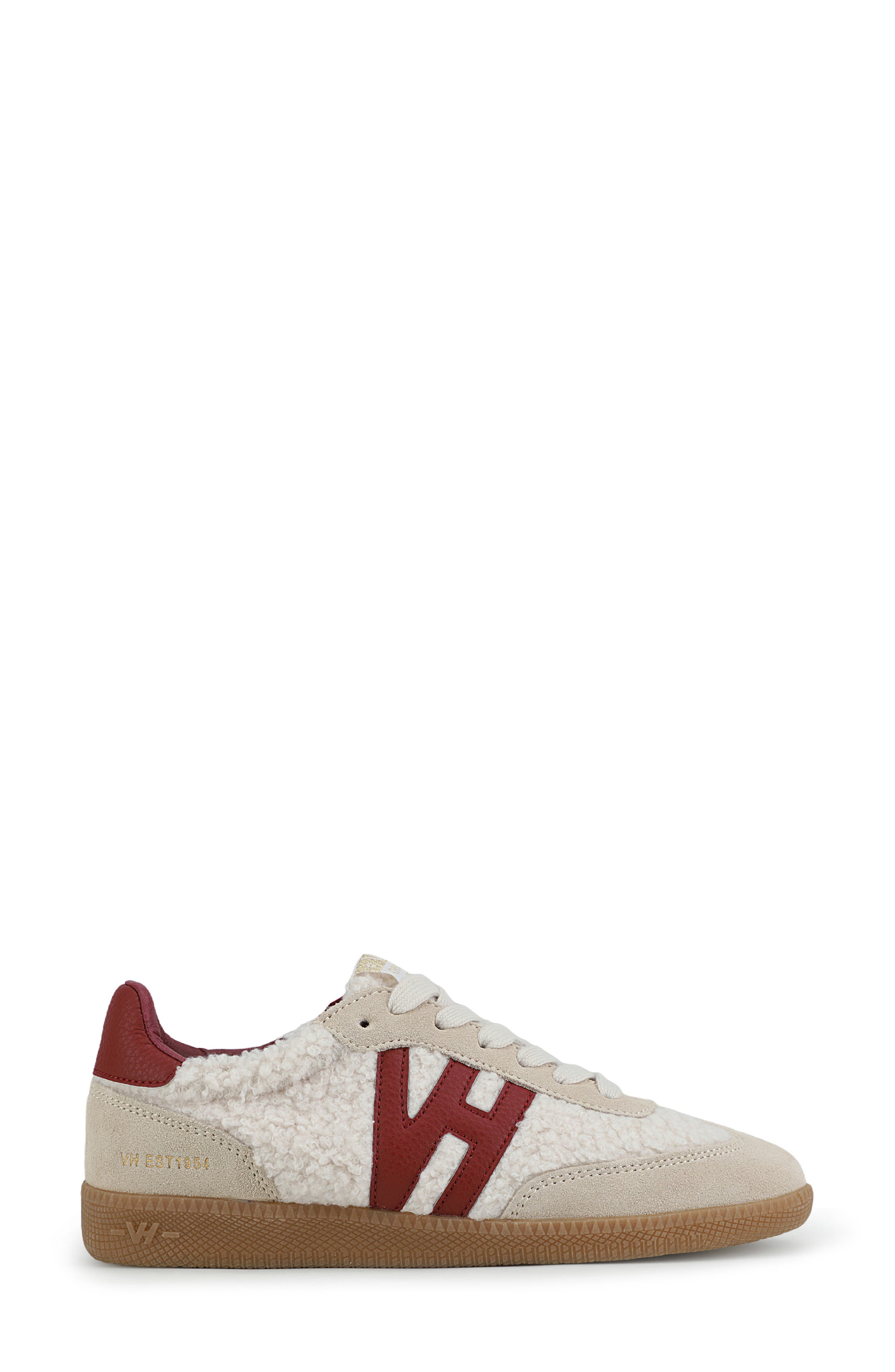Vintage Havana Dreamer Faux-Shearling & Leather Sneaker, Alternate, color, Natural/ Beige