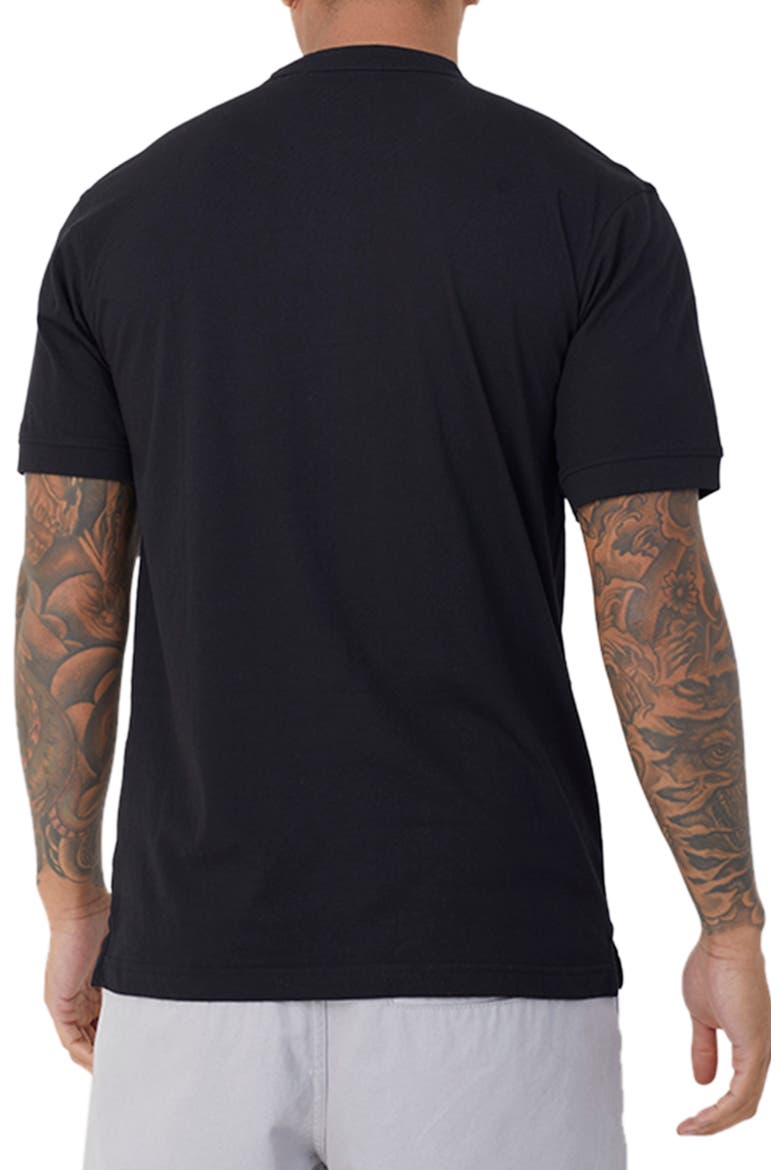 3-Pack Short Sleeved Round Neck Shirt, Alternate, color, Optic Wht/Jet Blk/Lt Grey Marl