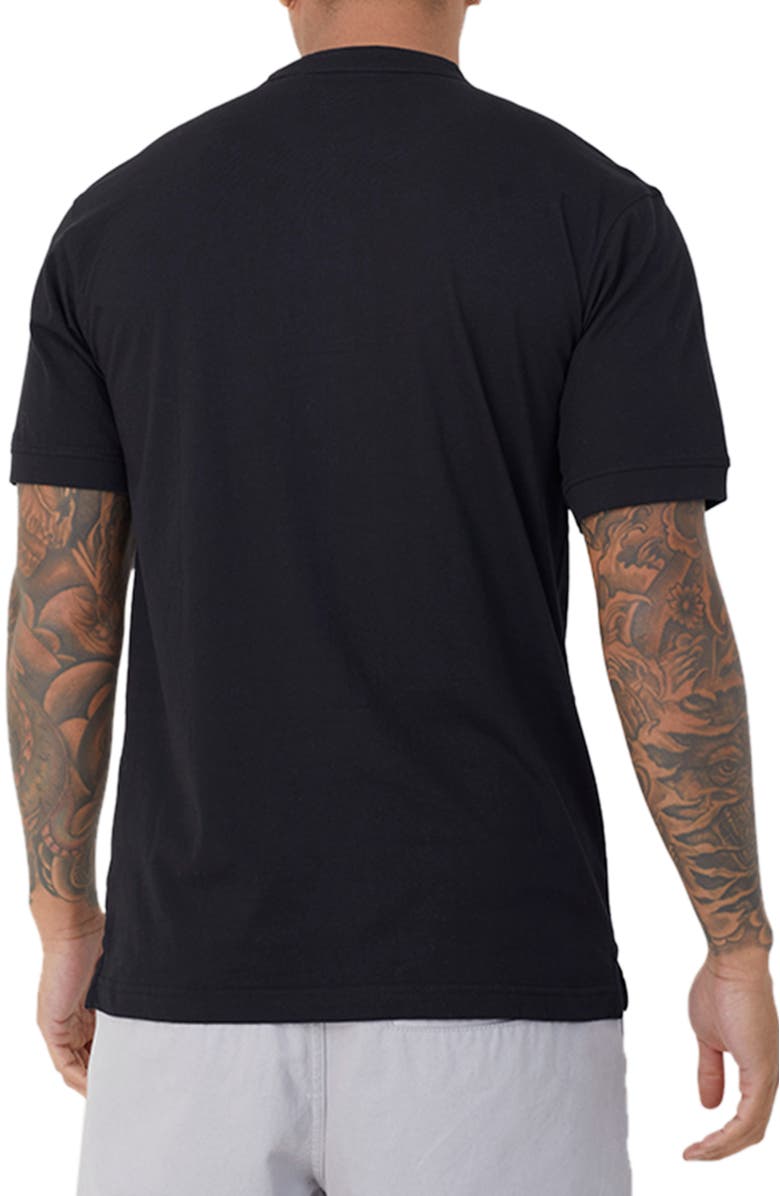 Brave Soul 3-Pack Short Sleeved Round Neck Shirt, Alternate, color, Optic Wht/Jet Blk/Lt Grey Marl