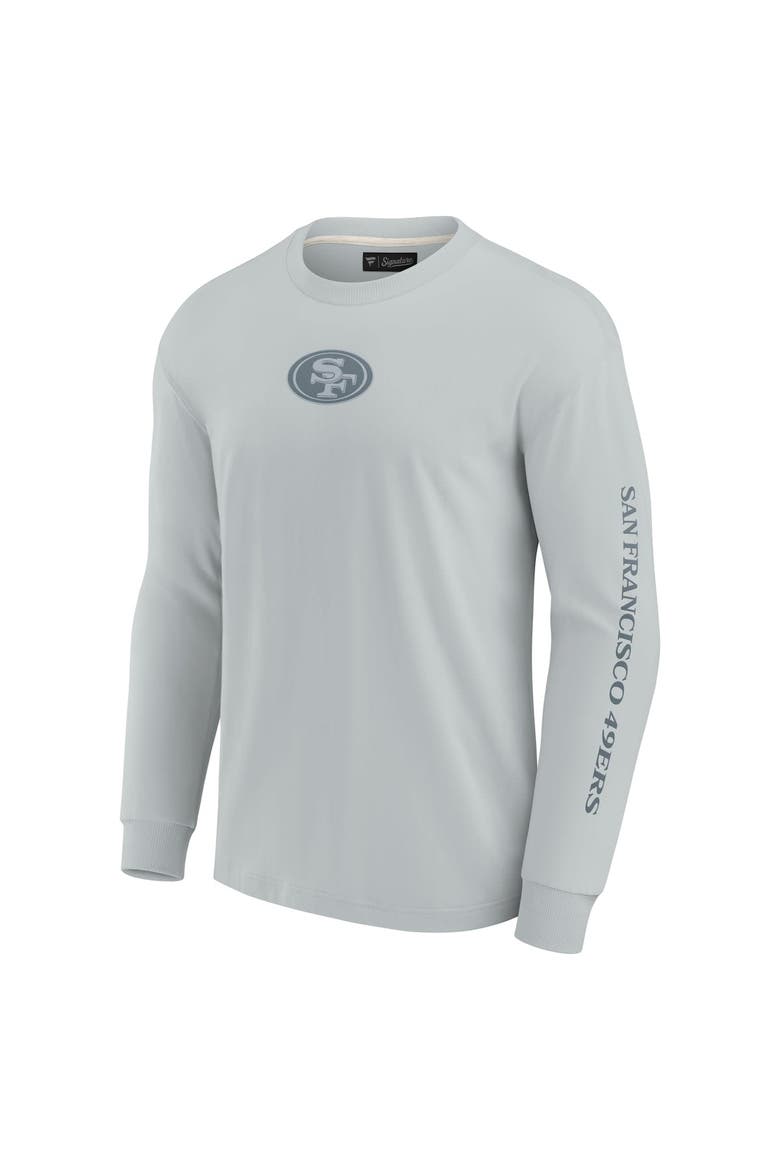 Unisex Fanatics  Gray San Francisco 49ers Elements Strive Long Sleeve T-Shirt, Alternate, color, Gray