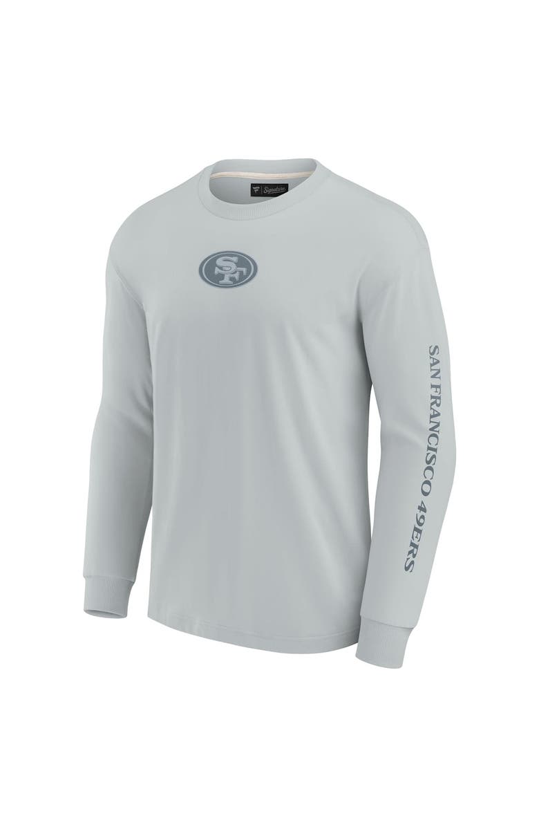 FANATICS Unisex Fanatics Gray San Francisco 49ers Elements Strive Long Sleeve T-Shirt, Alternate, color, Gray