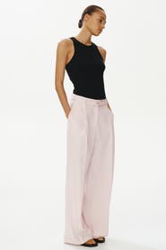 H&M Wide-leg Pants With Belt