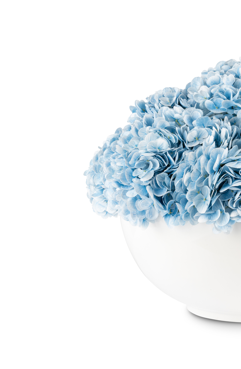 CocoBella Lumi Large RealTouch Hydrangea Centerpiece, Alternate, color, Azure