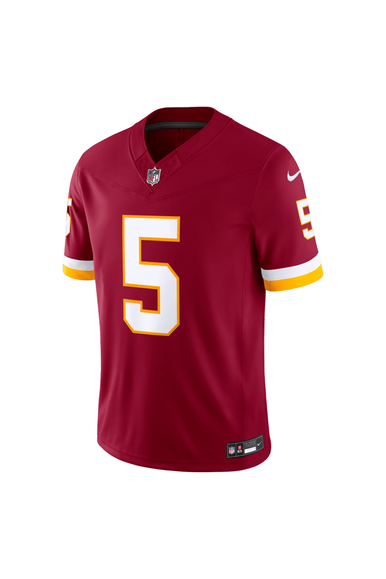 Men's Nike Jayden Daniels Burgundy Washington Commanders Vapor F.U.S.E. Stitched Limited Jersey, Alternate, color, Burgundy