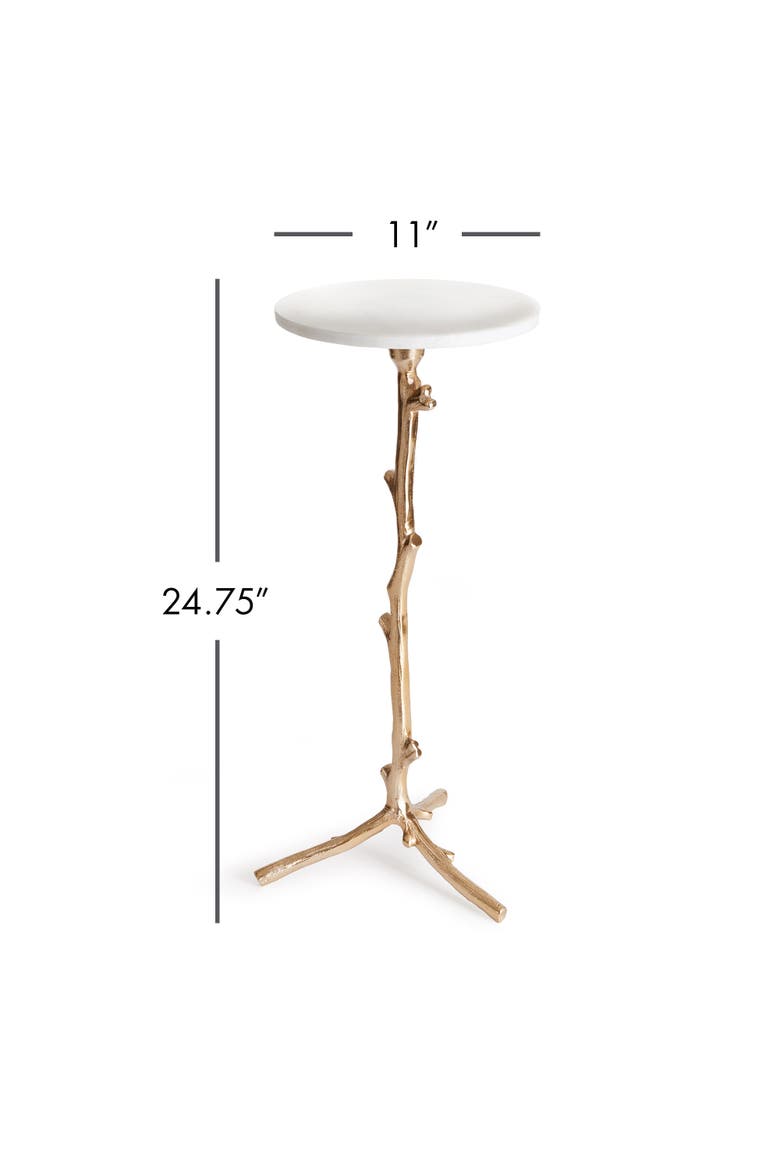 Varina Accent Table, Alternate, color, Gold