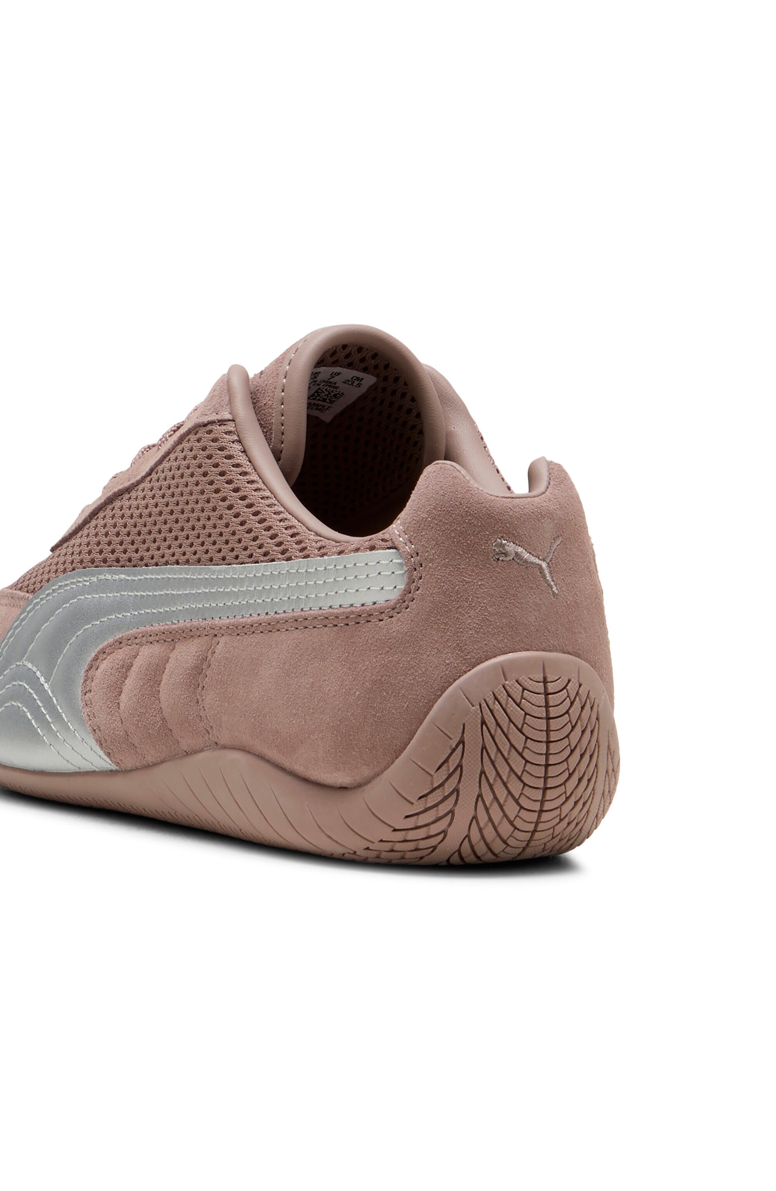 PUMA Gender Inclusive Speedcat Premium Sneakerina, Alternate, color, Sandstone-Matte Silver