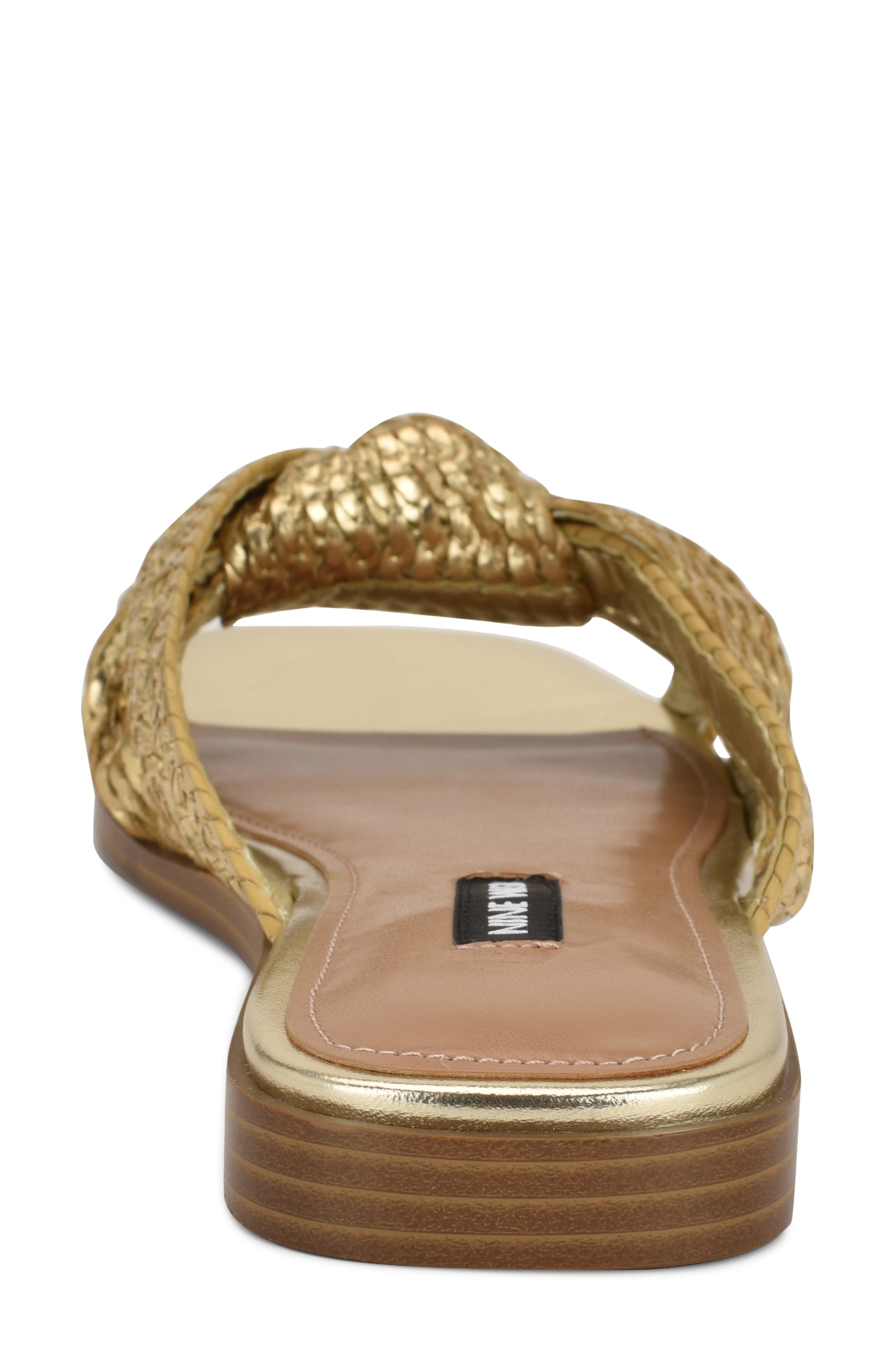 Omansa Slide Sandal, Alternate, color, PLATINO