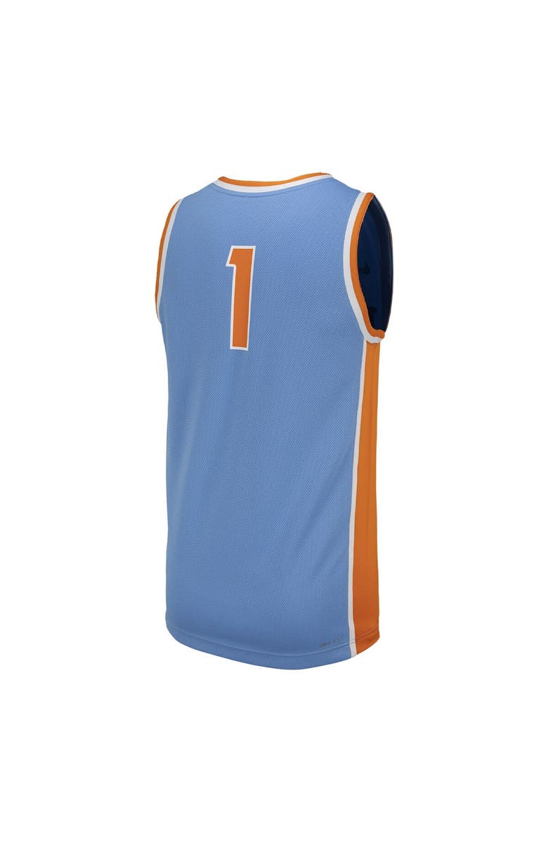 Nike Unisex Nike #1 Light Blue Tennessee Volunteers Team Replica Basketball Jersey, Alternate, color,