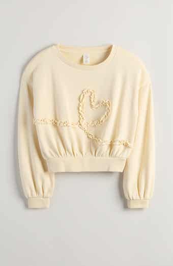 Treasure & Bond Kids' Appliqué Bow Sweatshirt