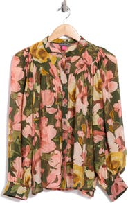 Vince Camuto Print Woven Top