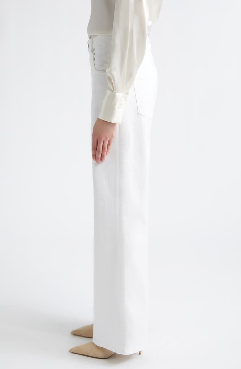 Eleventy Straight Leg Bull Pants, Alternate, color, White