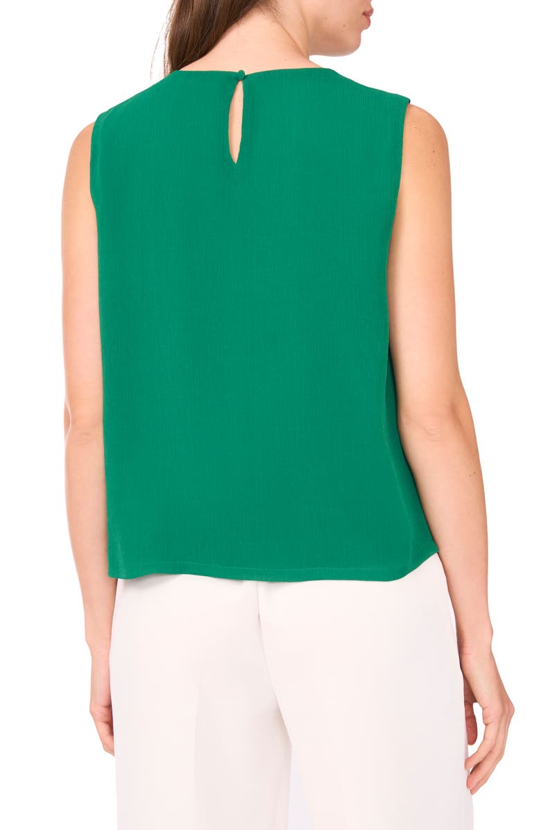 Halogen<sup>®</sup> Gathered Neck Sleeveless Shell, Alternate, color, Holly Green