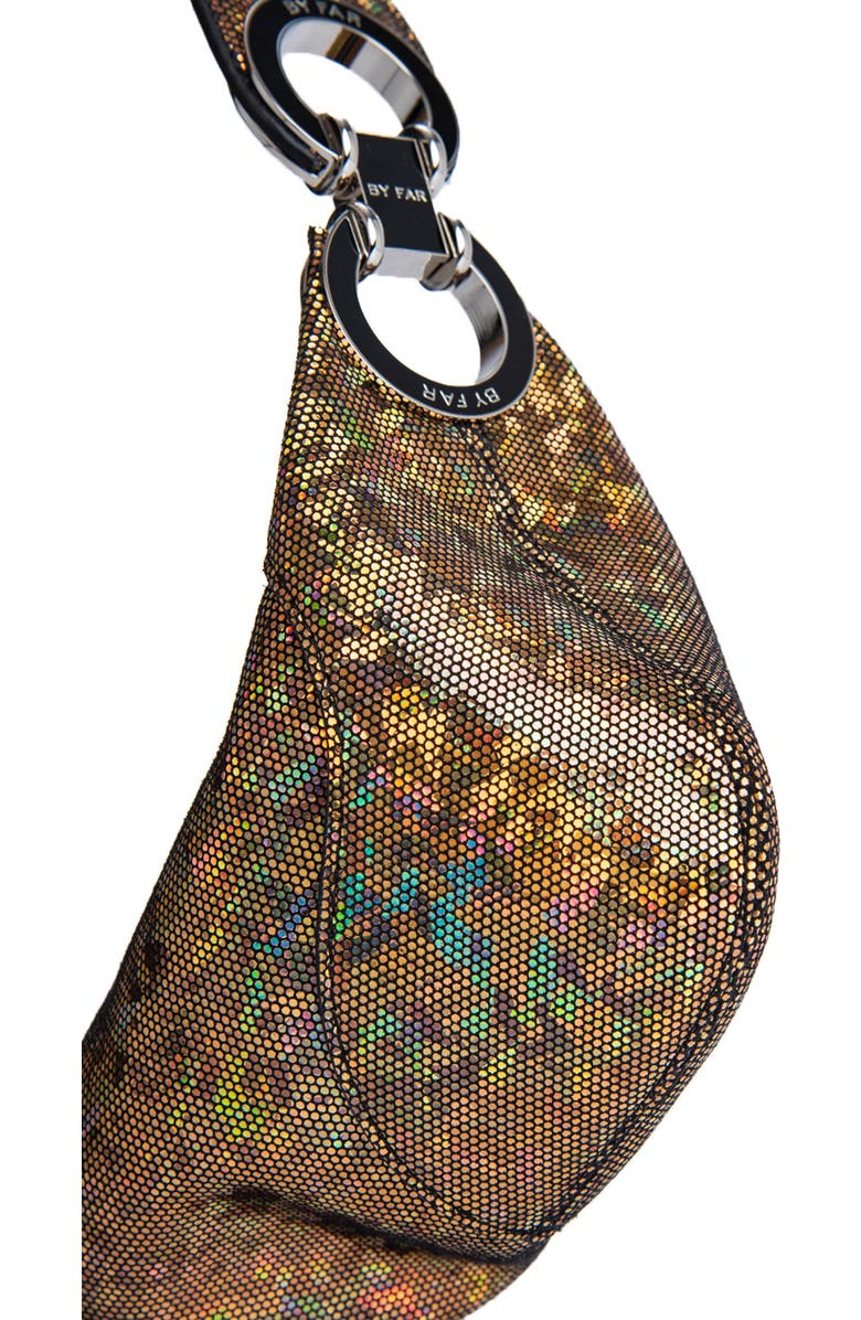 By Far Amira Hologram Leather Shoulder Bag, Alternate, color,