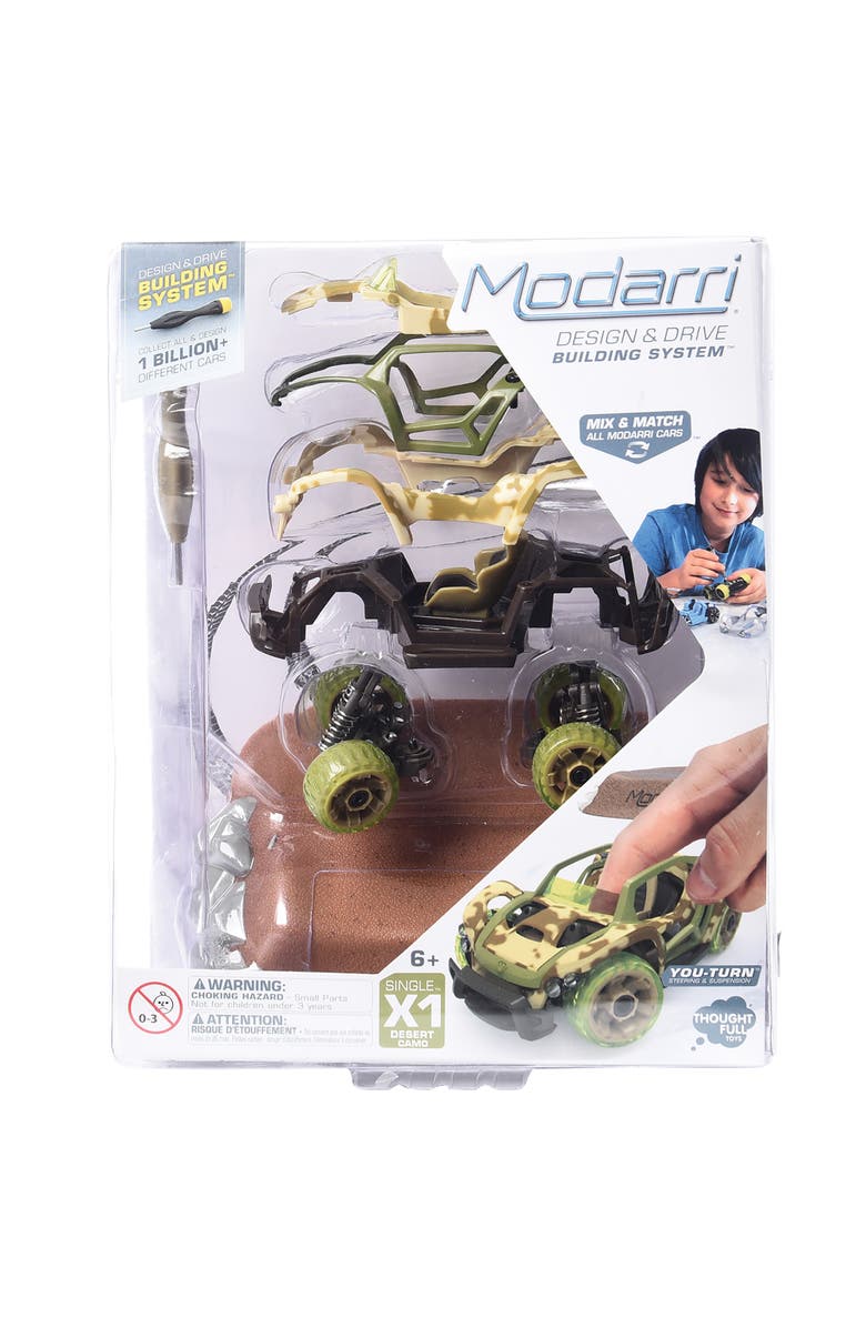 Modarri X1 Desert Camoflauge Single Diy Design & Build Toy Car,Ages 6+, Main, color, Multicolored