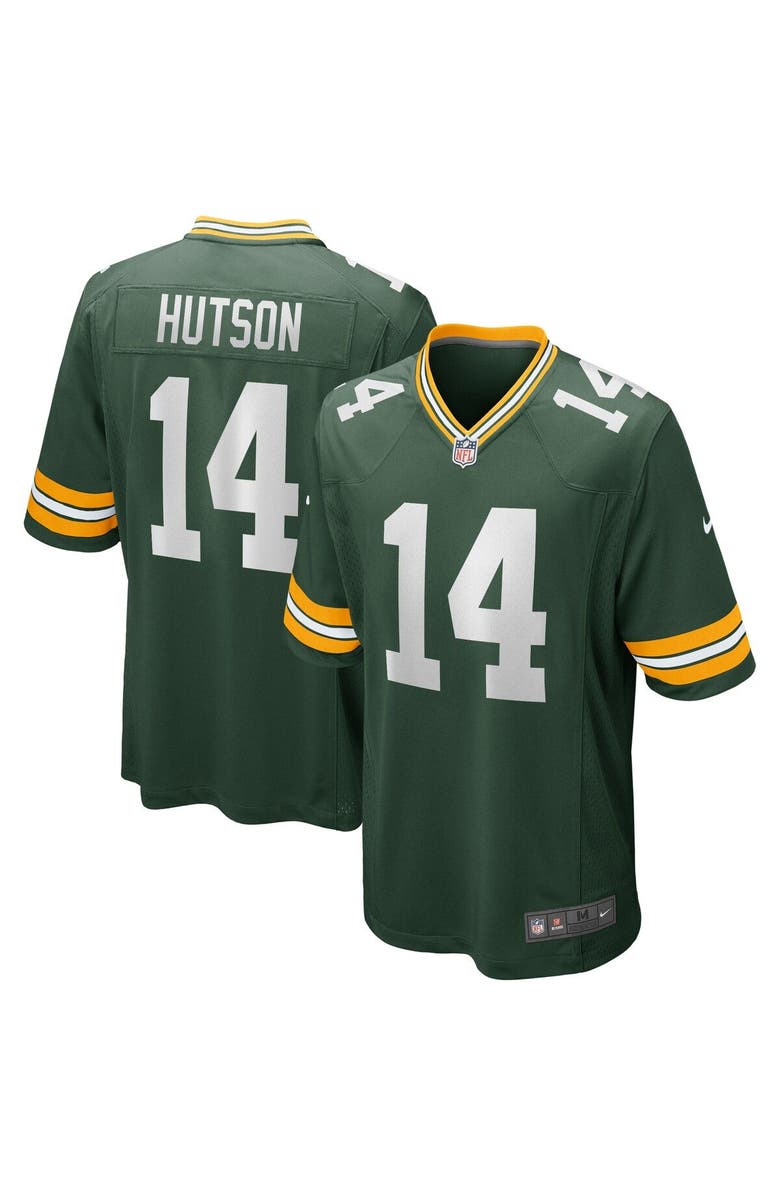 Nike Men's Nike Don Hutson Green Green Bay Packers Game Retired Player Jersey, Main, color,