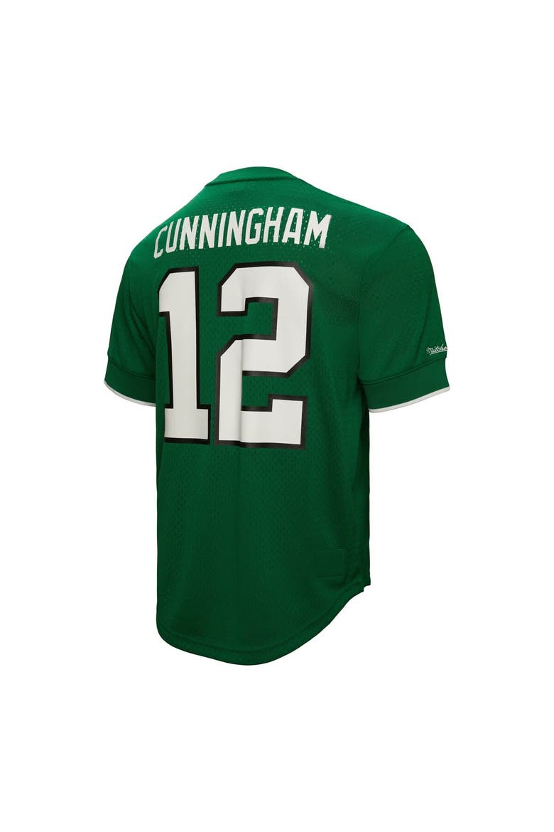 Men's Mitchell & Ness Randall Cunningham Kelly Green Philadelphia Eagles Retired Player Name & Number Mesh Top, Alternate, color, Kelly Green