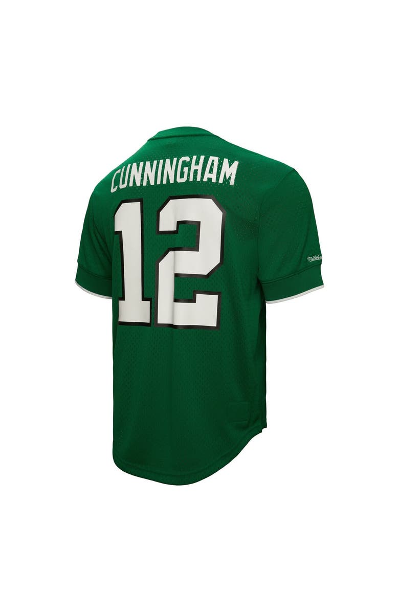 Mitchell & Ness Men's Mitchell & Ness Randall Cunningham Kelly Green Philadelphia Eagles Retired Player Name & Number Mesh Top, Alternate, color, Kelly Green