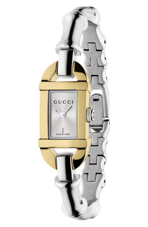 Bamboo Bracelet Watch, 22mm x 17mm