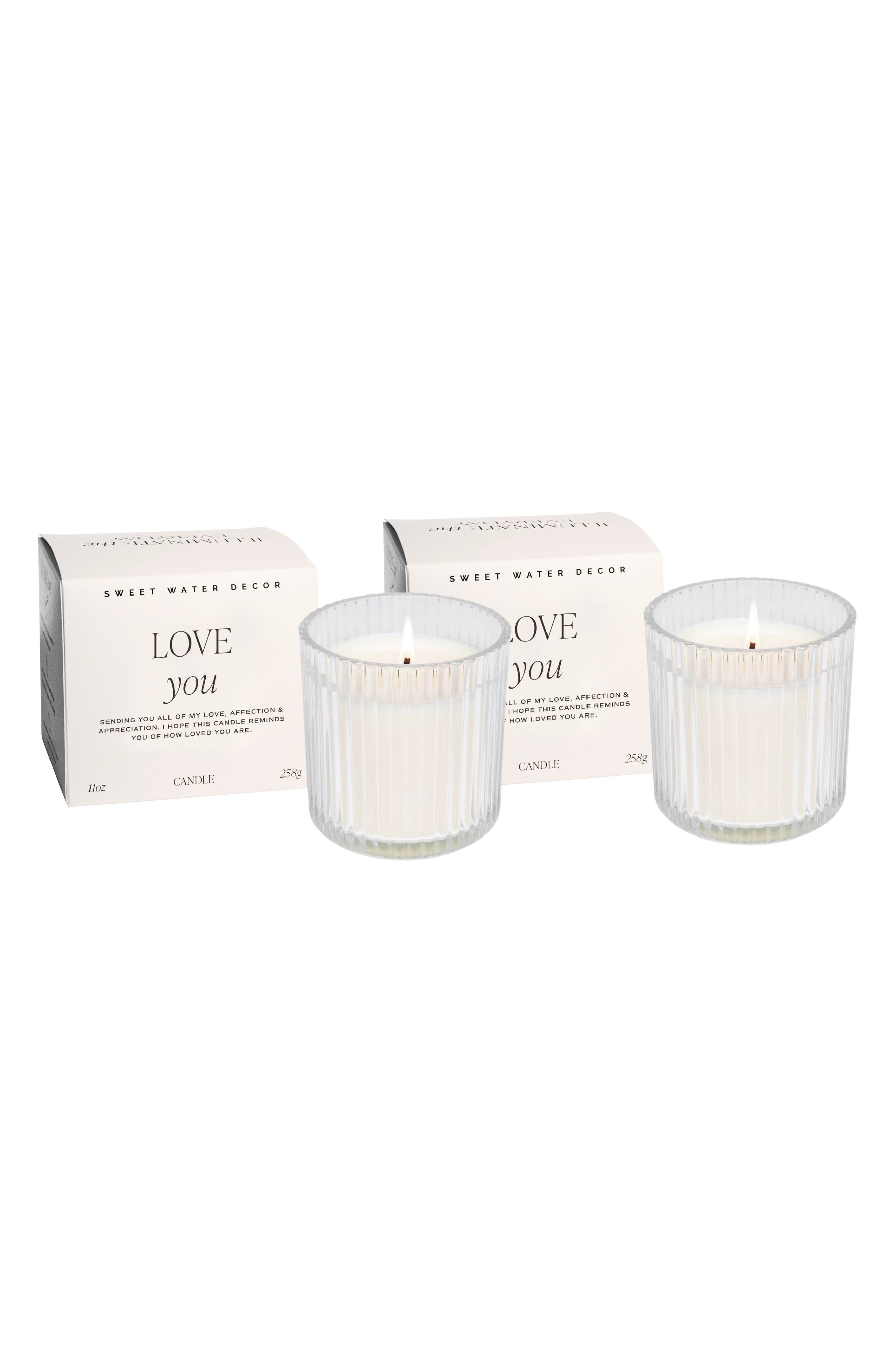 Sweet Water Decor - Love You 15 oz Soy Candle - Valentine's Day Decor & Gifts main image 0