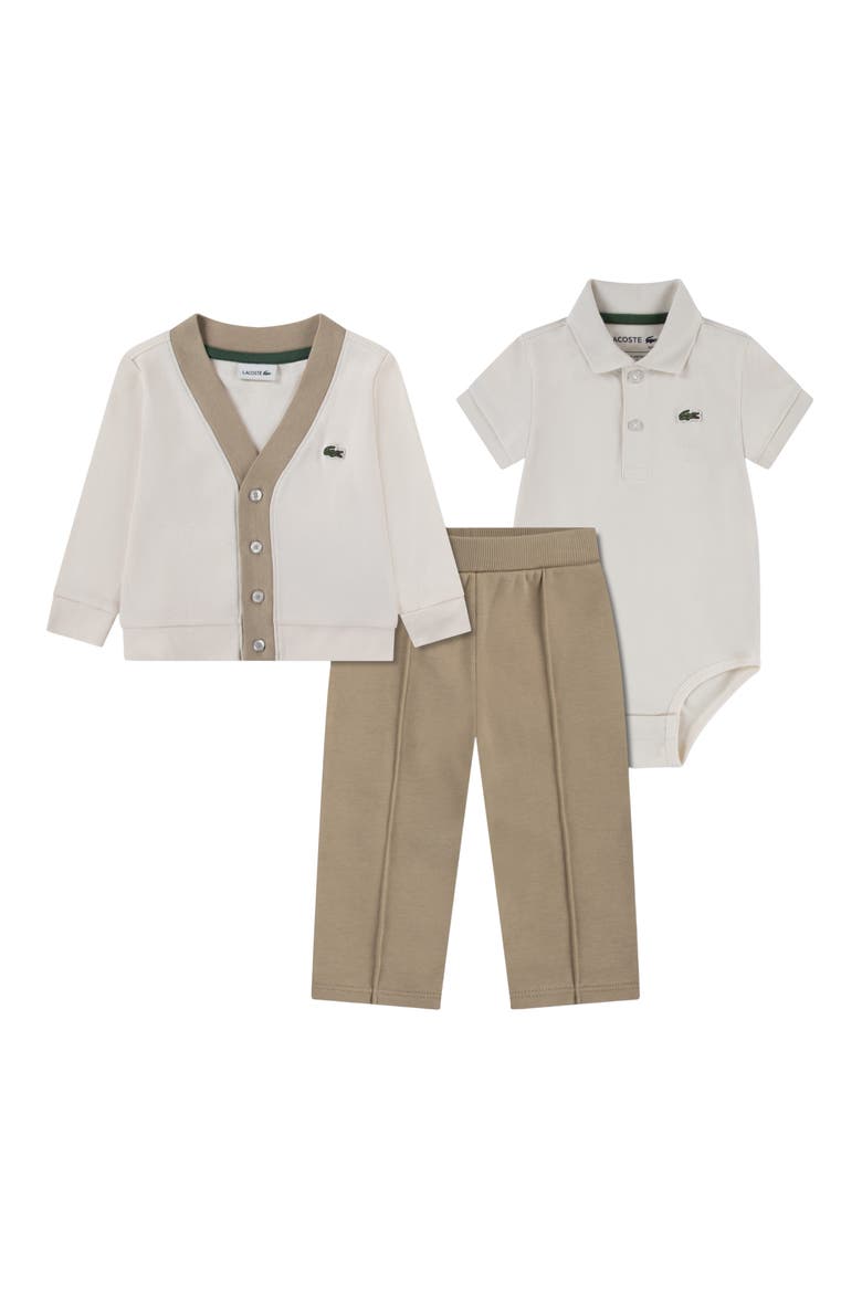 Cardigan, Pants & Bodysuit Set, Main, color, LAPONIE