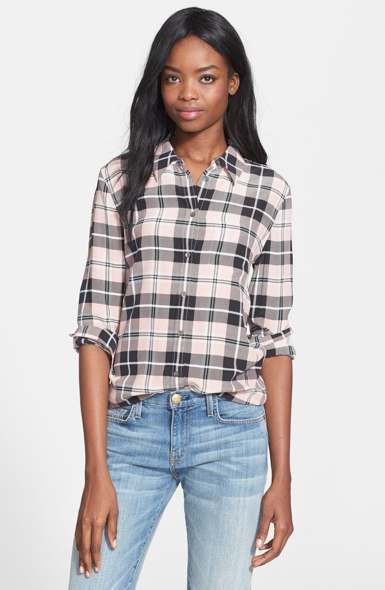 Equipment 'Reese' Plaid Silk Shirt, Main, color,