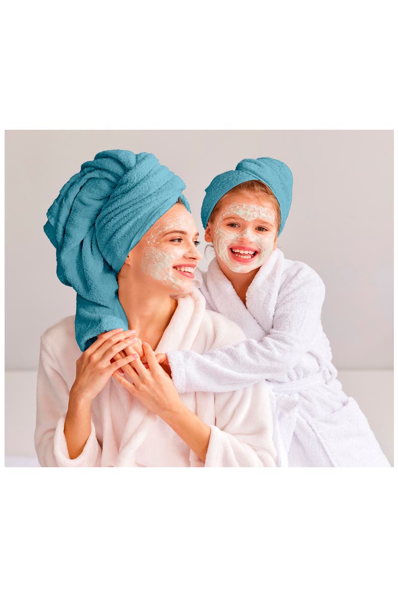 Ringspun 6-Piece Bath Towel Set, Alternate, color, ISLAND BLUE