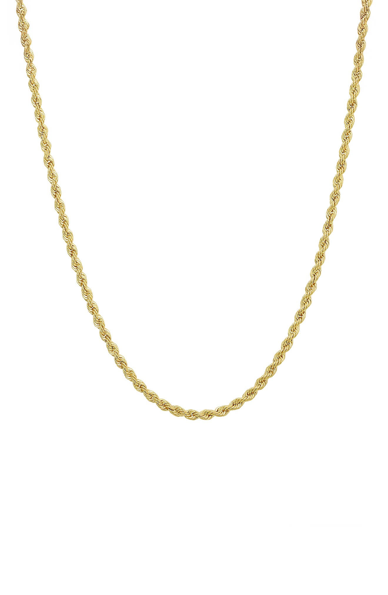 CANDELA JEWELRY 10K Gold Twist Chain Necklace