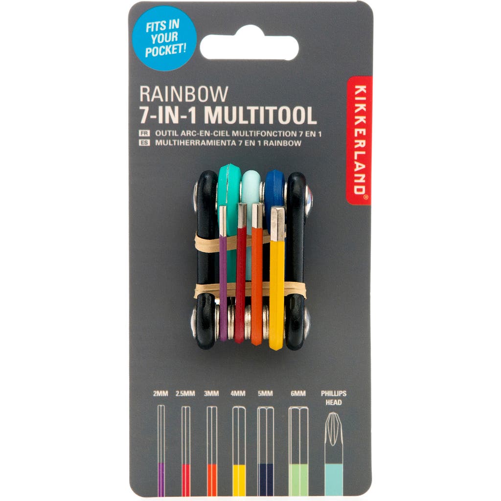 Kikkerland Design Rainbow 7-in-1 Multitool In Multi