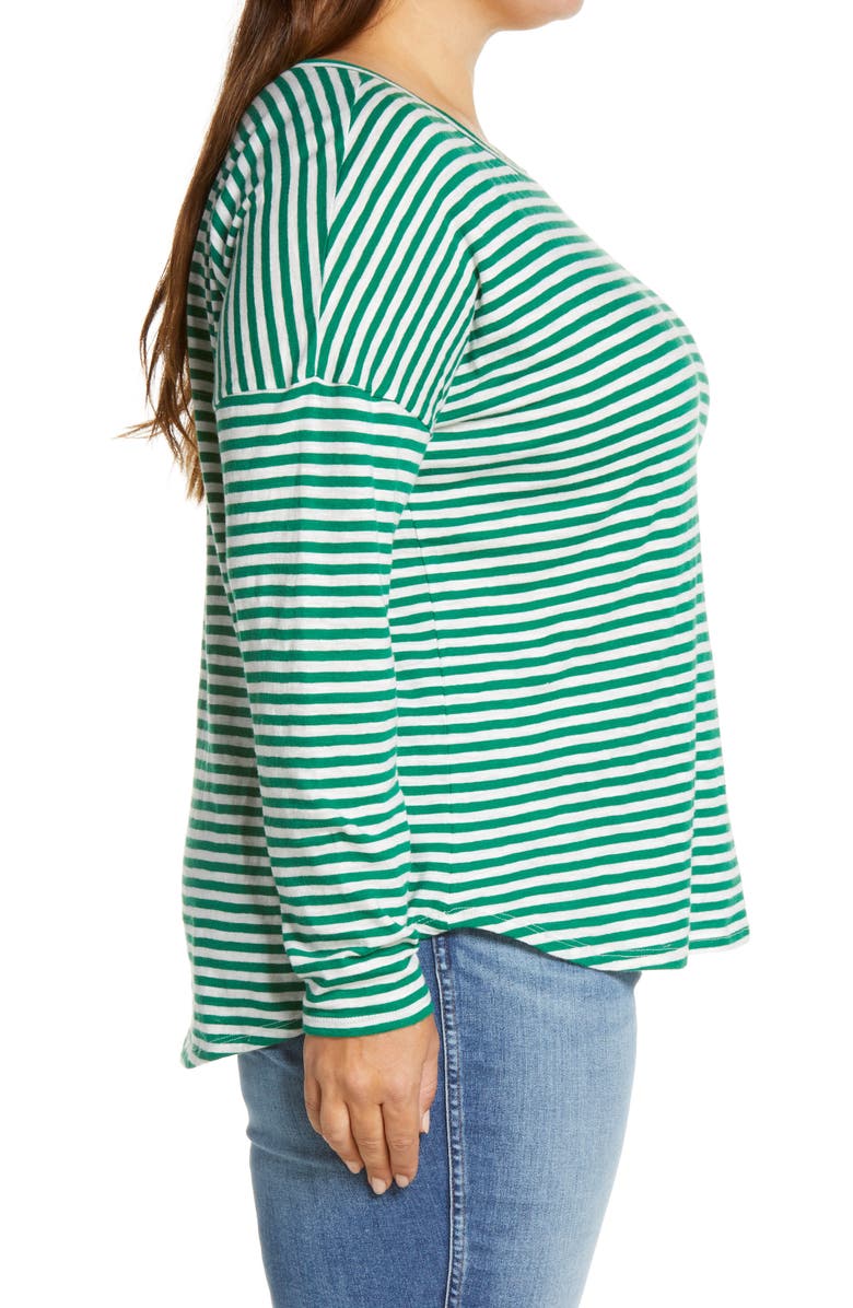 Caslon<sup>®</sup> Scoop Neck Organic Cotton T-Shirt, Alternate, color,