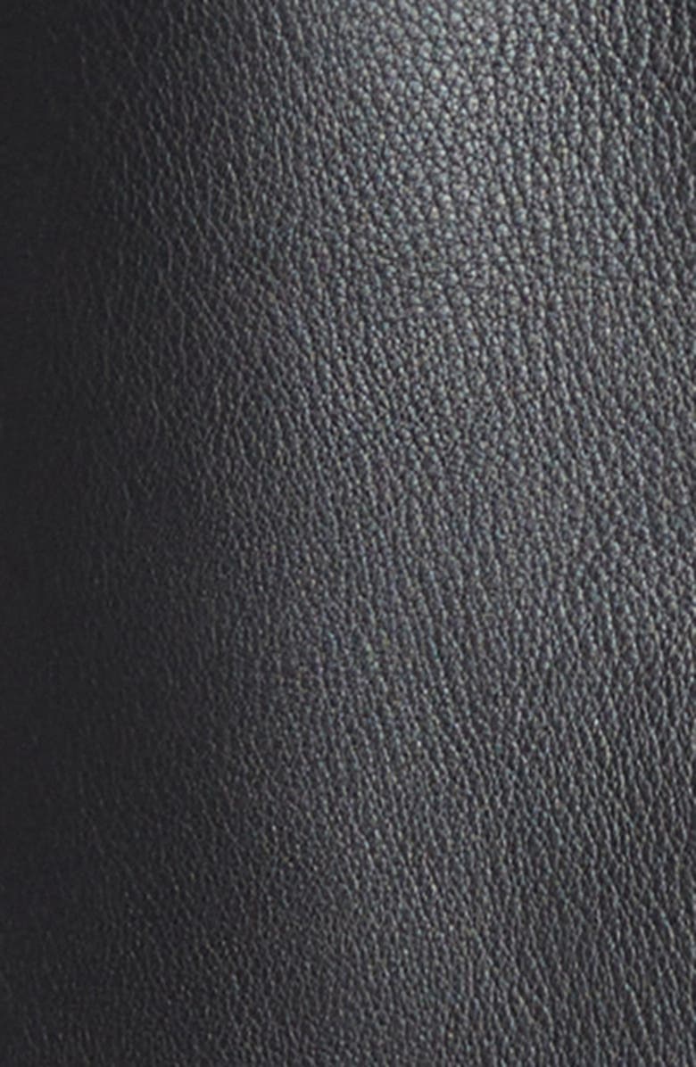 TOM FORD Grained Leather Biker Jacket, Alternate, color, Black