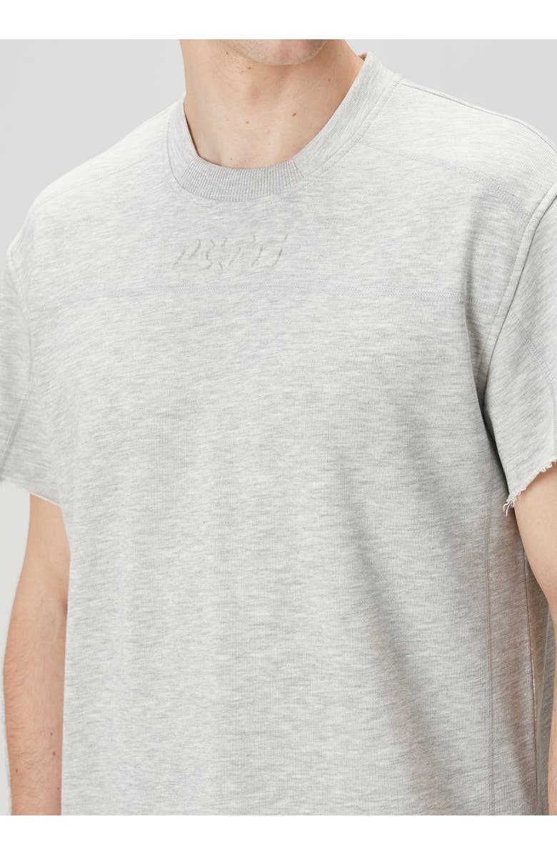 PCFG Cotton Tshirt With Emboss Print, Alternate, color, Grey