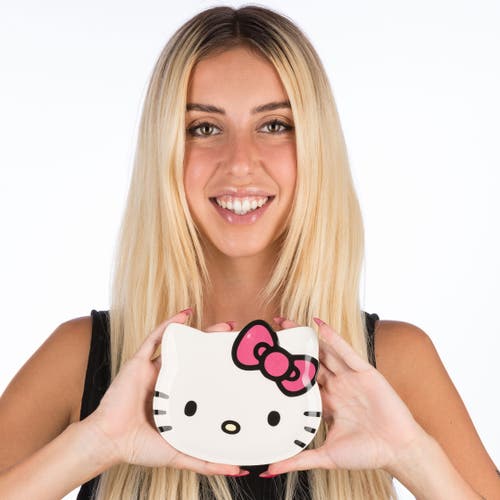 Hello Kitty Ceramic Trinket Tray And Ring Dish In White