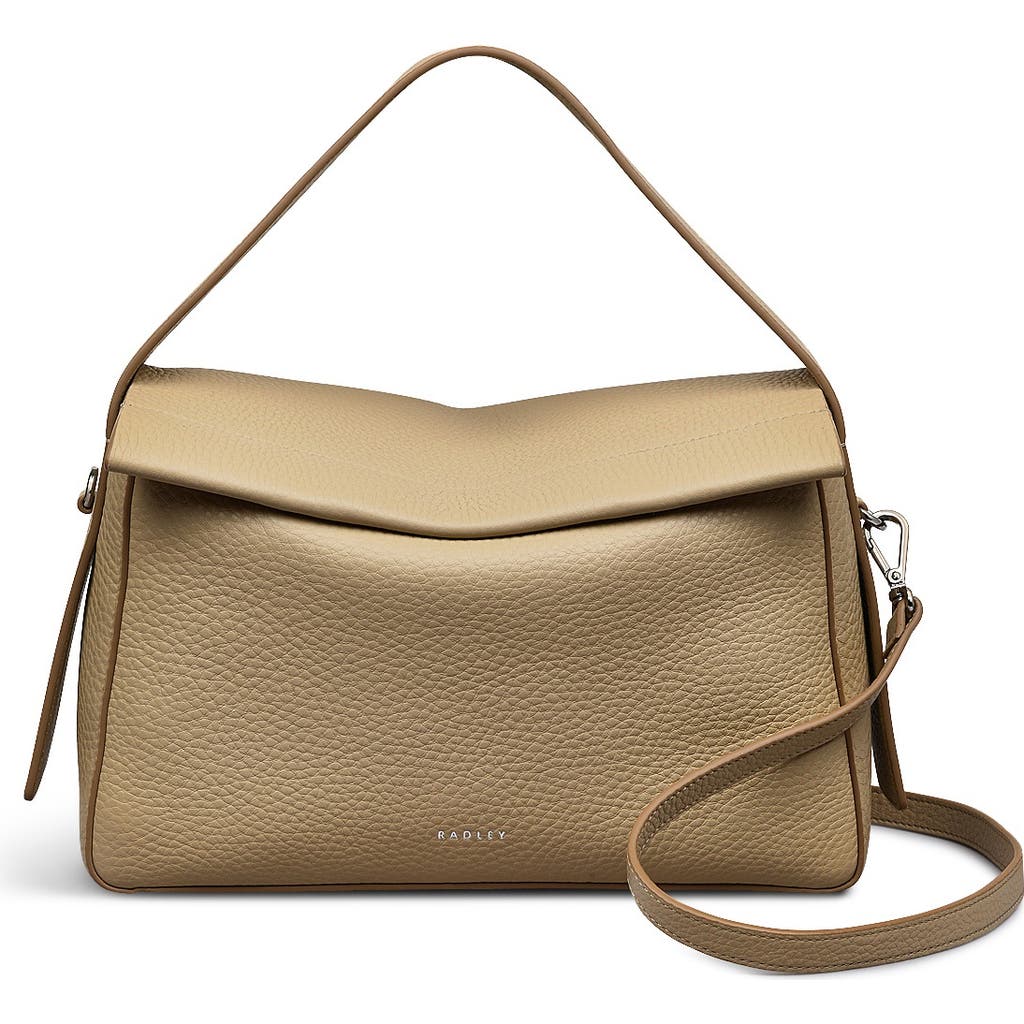 Radley De Beauvoir Medium Ziptop Satchel Bag In Stone