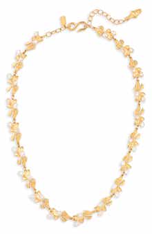 Kenneth Jay Lane Faux Pearl Collar Necklace